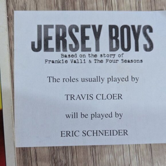 Jersey Boys Playbill August Wilson Theatre February 2008 Edition Broadway - Picture 3 of 6